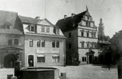 Stadtarchiv Weimar, 60 10-5/6, Blick auf den Herderplatz (Ostseite), um 1890