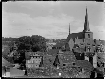 Stadtmuseum Weimar, Eichhorn 241 (K I 030 A), Blick über den Teichplatz, 1942