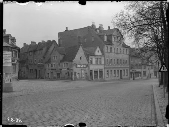 Stadtmuseum Weimar, Eichhorn 412 (K I 079 A), Blick vom Untergraben Richtung Gerberstraße/Ecke Brühl, 1939