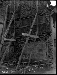 Stadtmuseum Weimar, Eichhorn 426 (K I 087 A), Blick auf den Abbruch an der kleinen Teichgasse, 1939