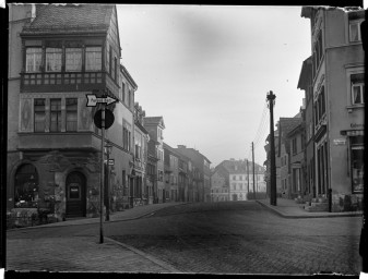 Stadtmuseum Weimar, Eichhorn 508 (K II 002 A), Blick von Westen in die Breitenstraße, 1936