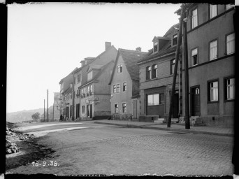 Stadtmuseum Weimar, Eichhorn 512 (K II 002b A), Blick von Westen in die Breitenstraße, 1938