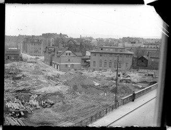 Stadtmuseum Weimar, Eichhorn 538 (K II 007 A), Blick über den Viadukt auf die Asbachstraße, 1936