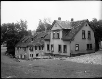 Stadtmuseum Weimar, Eichhorn 543 (K II 009 B), Blick auf die Häuser Kettenberg 2, 4, 6, 1936