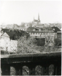 Stadtarchiv Weimar, 60 10-1/1, Blick vom Goethe- und Schiller-Archiv in Richtung Südwesten, 1977