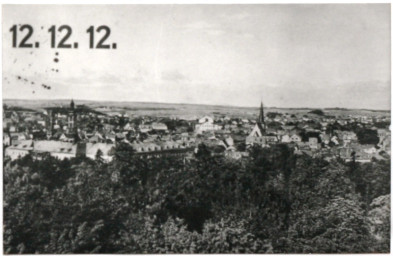 Stadtarchiv Weimar, 60 10-1/1, Blick von Nordosten auf die Altstadt, zwischen 1908/1945