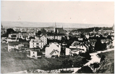 Stadtarchiv Weimar, 60 10-1/1, Blick von Südwesten in Richtung Herderkirche, um 1870