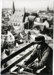 Stadtarchiv Weimar, 60 10-1/1, Blick vom Schlossturm auf Herderkirche, ohne Datum