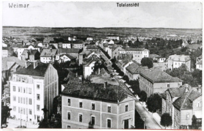 Stadtarchiv Weimar, 60 10-1/1, Blick von Süden in die Schröterstraße, um 1930