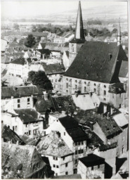 Stadtarchiv Weimar, 60 10-1/1, Blick vom Schlossturm auf die Herderkirche, ohne Datum