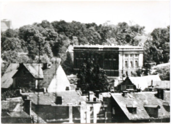 Stadtarchiv Weimar, 60 10-1/1, Blick von Südwesten auf das Goethe- und Schiller-Archiv, ohne Datum