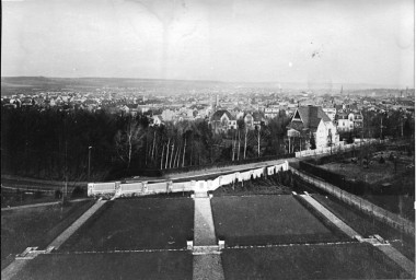 Stadtarchiv Weimar, 60 10-1/1, Blick von der Villa "Selve" Richtung Norden, nach 1926