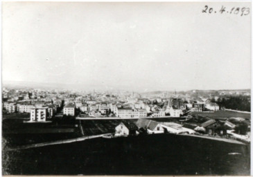 Stadtarchiv Weimar, 60 10-1/1, Blick von Süden auf die Innenstadt, 1893