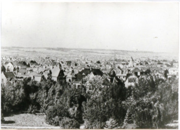 Stadtarchiv Weimar, 60 10-1/1, Blick vom Süden in Richtung Schöndorf, 1978