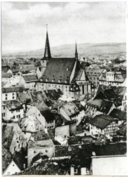 Stadtarchiv Weimar, 60 10-1/1, Blick vom Schlossturm auf die Herderkirche, um 1930