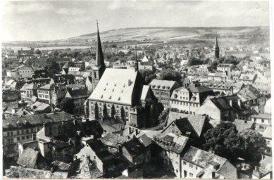 Stadtarchiv Weimar, 60 10-1/1, Blick vom Schlossturm in Richtung Nordwesten, um 1920