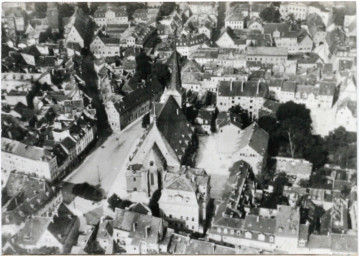 Stadtarchiv Weimar, 60 10-1/1, Blick von Osten auf die Altstadt, um 1920