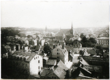 Stadtarchiv Weimar, 60 10-1/1, Blick von der Jakobskirche in Richtung Süden, 1912