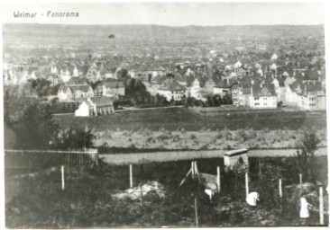 Stadtarchiv Weimar, 60 10-1/1, Blick vom Schönblick in Richtung Norden, um 1900