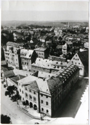 Stadtarchiv Weimar, 60 10-1/1, Blick vom Schlossturm in Richtung Südwesten, um 1900