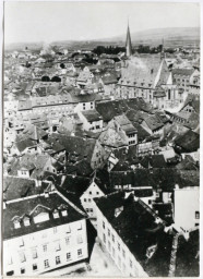 Stadtarchiv Weimar, 60 10-1/1, Blick vom Schlossturm in Richtung Nordwesten, ohne Datum