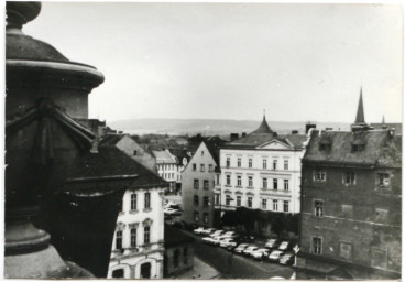 Stadtarchiv Weimar, 60 10-1/1, Blick vom Fürstenhaus zum Markt, ohne Datum