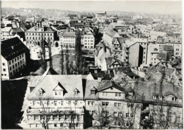 Stadtarchiv Weimar, 60 10-1/1, Blick vom Schlossturm in Richtung Westen, 1982