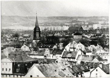 Stadtarchiv Weimar, 60 10-1/1, Blick vom Schlossturm in Richtung Nordwesten, 1982