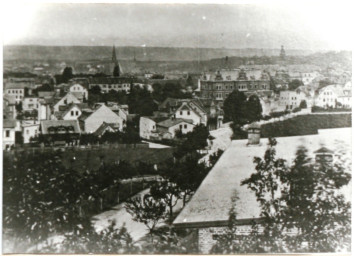 Stadtarchiv Weimar, 60 10-1/1, Blick von Südosten in Richtung Herderkirche, um 1900