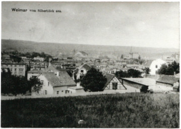 Stadtarchiv Weimar, 60 10-1/1, Blick vom Silberblick in Richtung Nordosten, ohne Datum