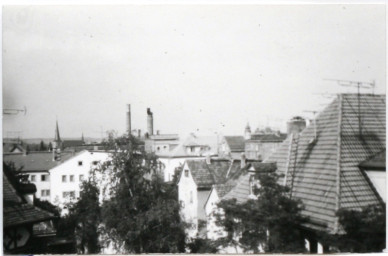 Stadtarchiv Weimar, 60 10-1/1, Blick vom Sophienhaus IIIc in Richtung Norden, 1980