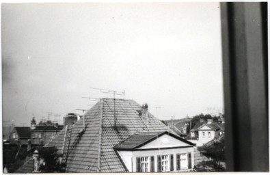 Stadtarchiv Weimar, 60 10-1/1, Blick vom Sophienhaus IIIc in Richtung Nordosten, 1980