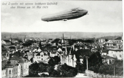 Stadtarchiv Weimar, 60 10-1/1, Blick von Süden in Richtung Herderkirche, 1909