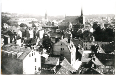 Stadtarchiv Weimar, 60 10-1/1, Blick von der Jakobskirche in Richtung Südosten, ohne Datum