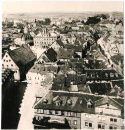 Stadtarchiv Weimar, 60 10-1/1, Blick vom Schlossturm in Richtung Südwesten, vor 1945