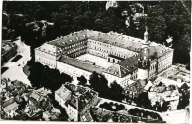 Stadtarchiv Weimar, 60 10-5/1 Bd. 1, Blick von Südwesten auf das Residenzschloss, um 1926