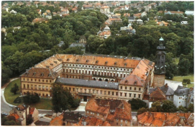 Stadtarchiv Weimar, 60 10-5/1 Bd. 2, Blick von Westen auf das Residenzschloss, um 1980