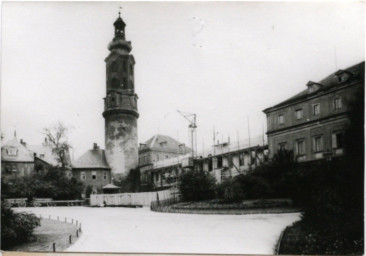 Stadtarchiv Weimar, 60 10-5/1 Bd. 1, Blick von Südosten auf das Residenzschloss, 1913