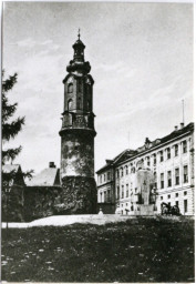 Stadtarchiv Weimar, 60 10-5/1 Bd. 1, Blick auf den Schlossturm, um 1930