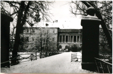 Stadtarchiv Weimar, 60 10-5/1 Bd. 1, Blick von der Sternbrücke auf das Residenzschloss, ohne Datum