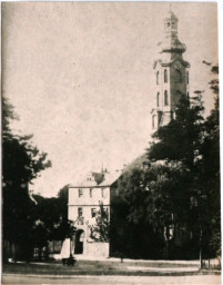 Stadtarchiv Weimar, 60 10-5/1 Bd. 1, Blick vom Fürstenplatz auf das Residenzschloss, vor 1945