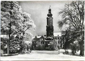 Stadtarchiv Weimar, 60 10-5/1 Bd. 1, Blick vom Fürstenplatz auf das Residenzschloss, um 1920