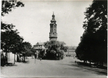 Stadtarchiv Weimar, 60 10-5/1 Bd. 1, Blick vom Fürstenplatz auf das Residenzschloss, vor 1913