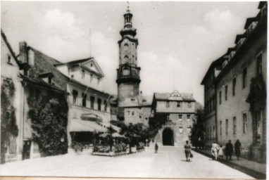 Stadtarchiv Weimar, 60 10-5/1 Bd. 1, Blick in den Grünen Markt, um 1930