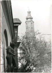 Stadtarchiv Weimar, 60 10-5/1 Bd. 1, Blick vom Fürstenplatz auf den Schlossturm, ohne Datum