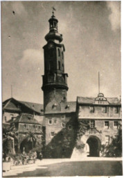 Stadtarchiv Weimar, 60 10-5/1 Bd. 1, Blick vom Grünen Markt auf die sogenannte Bastille, ohne Datum