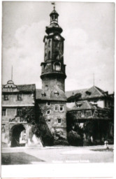 Stadtarchiv Weimar, 60 10-5/1 Bd. 1, Blick vom Grünen Markt auf die sogenannte Bastille, vor 1945