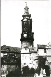 Stadtarchiv Weimar, 60 10-5/1 Bd. 2, Blick auf die Bastille und den Schlossturm, ohne Datum