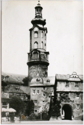 Stadtarchiv Weimar, 60 10-5/1 Bd. 2, Blick vom Grünen Markt auf die sogenannte Bastille, ohne Datum