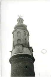 Stadtarchiv Weimar, 60 10-5/1 Bd. 2, Schlossturm während Bauarbeiten, nach 1945